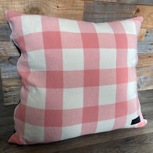 Load image into Gallery viewer, Luxury Lounge Snuggle Cushion- Pink & Cream Check Design