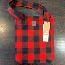 Load image into Gallery viewer, Swanndri Wool Tote Bag - Red/Black Check
